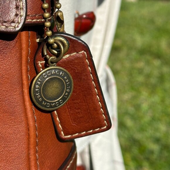 COACH Bleecker Legacy Turn Lock Shoulder Bag 65th Anniversary 2007 Whiskey 11127 - Picture 8 of 16